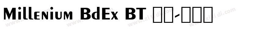 Millenium BdEx BT 常规字体转换